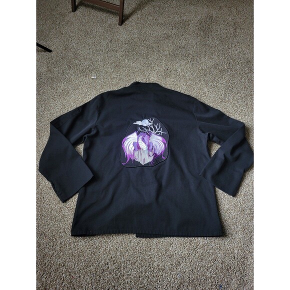 Black Unisex JNCO Dragon Chef Jacket - Picture 7 of 12